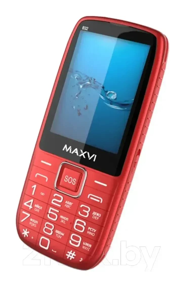 Мобильный телефон Maxvi B32 (красный)