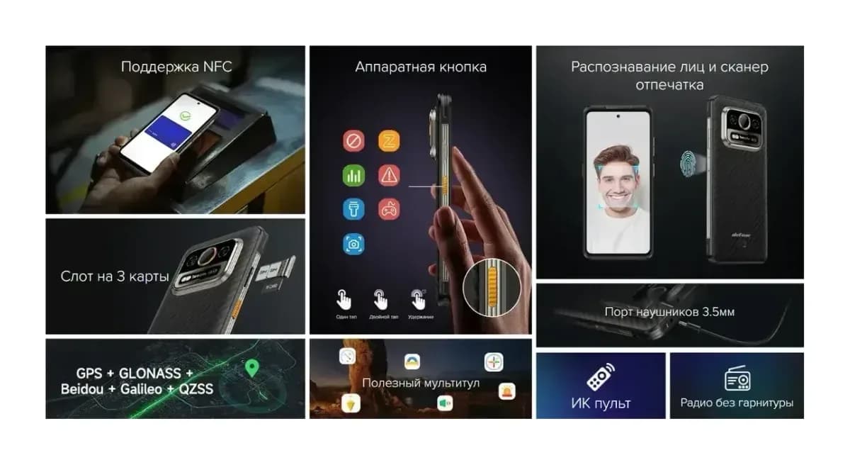 Смартфон Ulefone Armor 25T 6GB/256GB (черный)