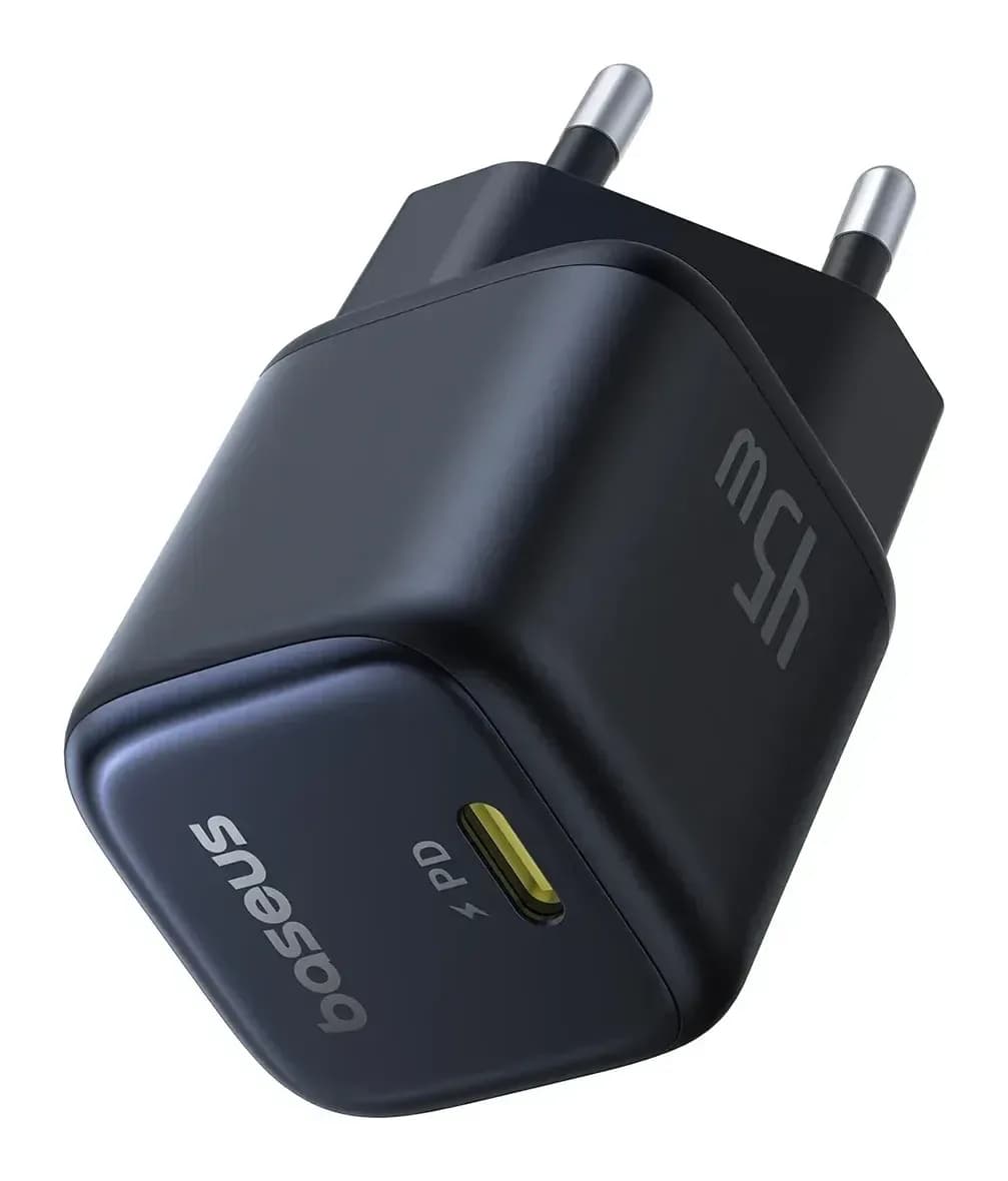 Адаптер питания сетевой Baseus PicoGo 45W EU / P10176800123-00 (черный)