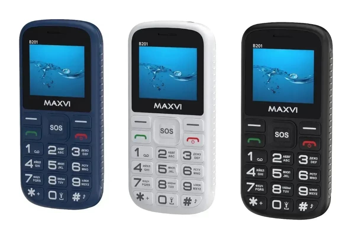 Мобильный телефон Maxvi B201 (черный)