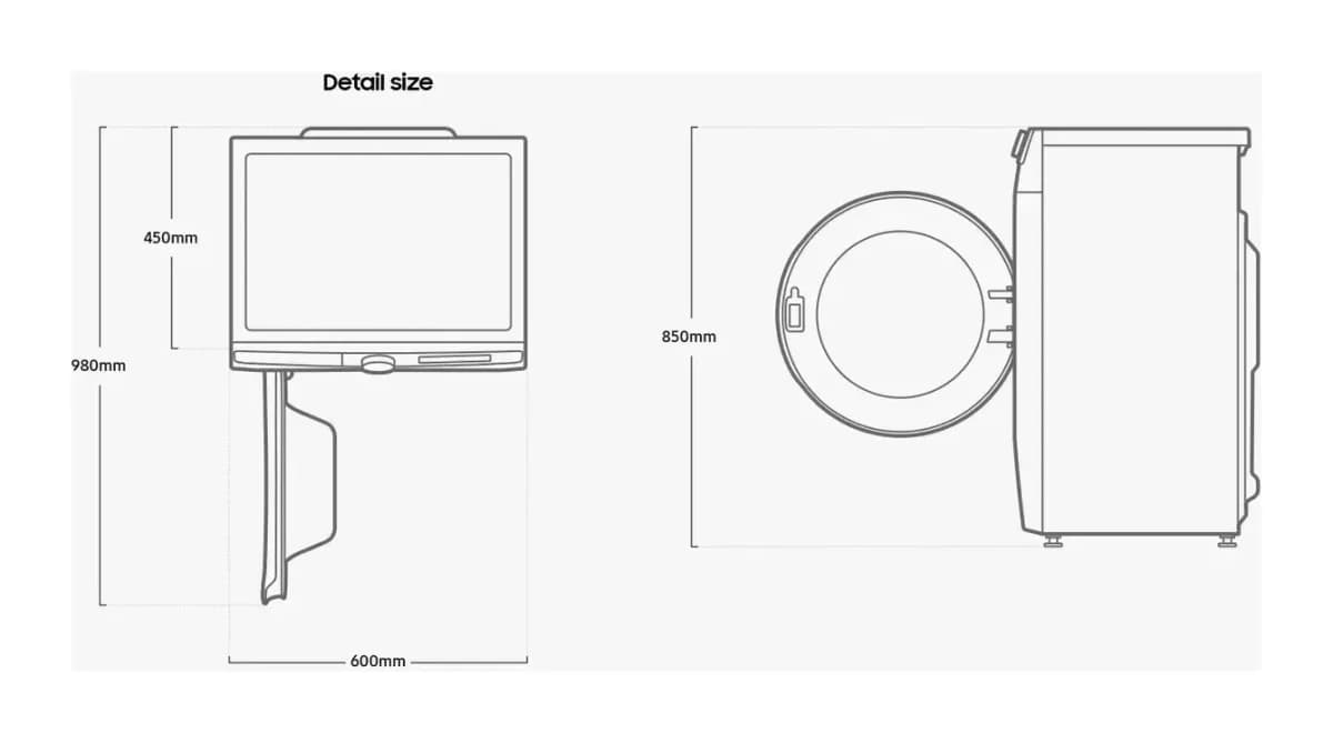 Стиральная машина Samsung WW80AG6L28BBLP