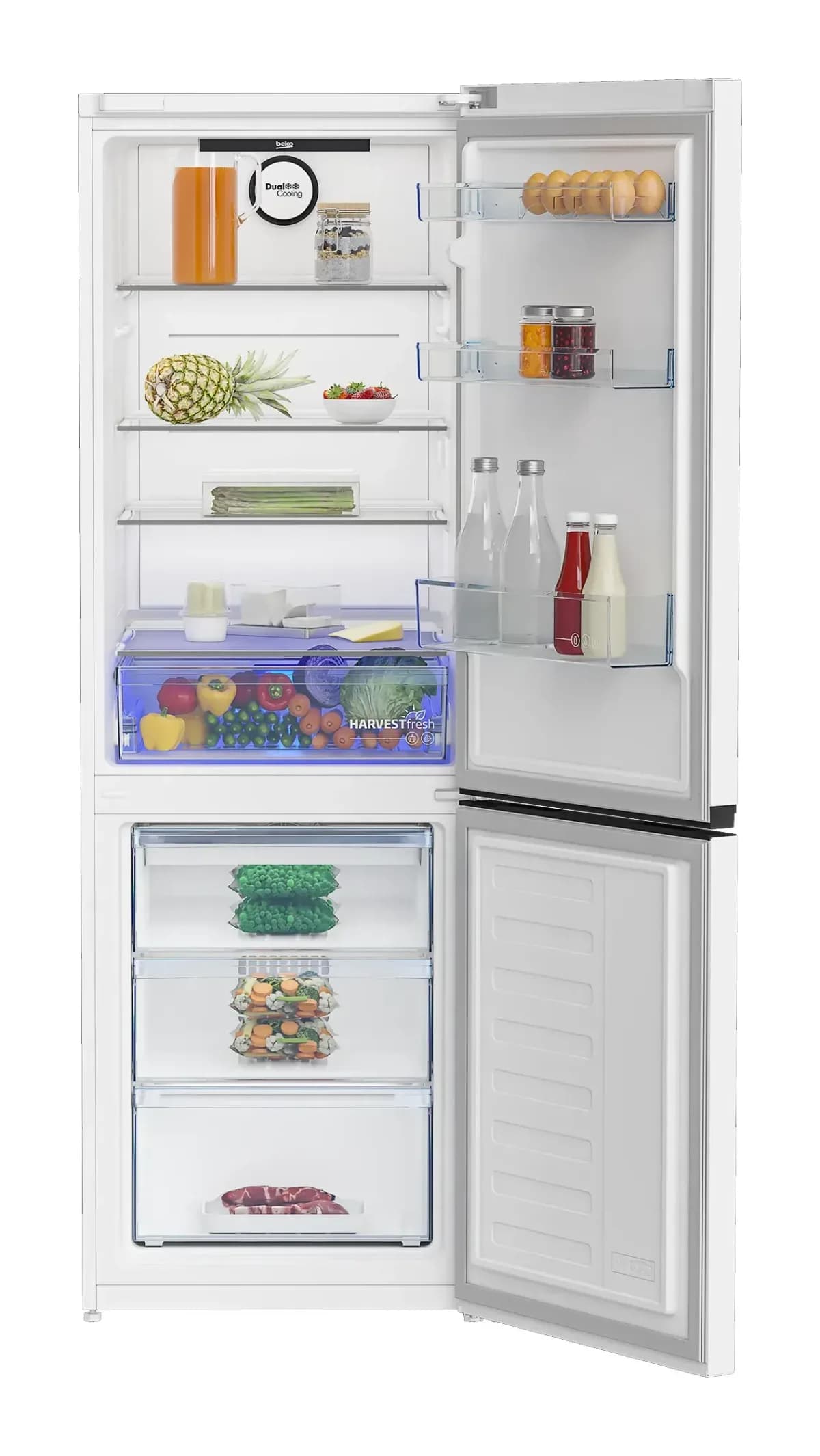 Холодильник с морозильником Beko B3R1CNK363HW