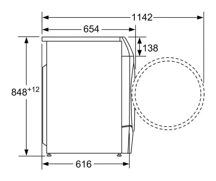 Стирально-сушильная машина Bosch WNC244070