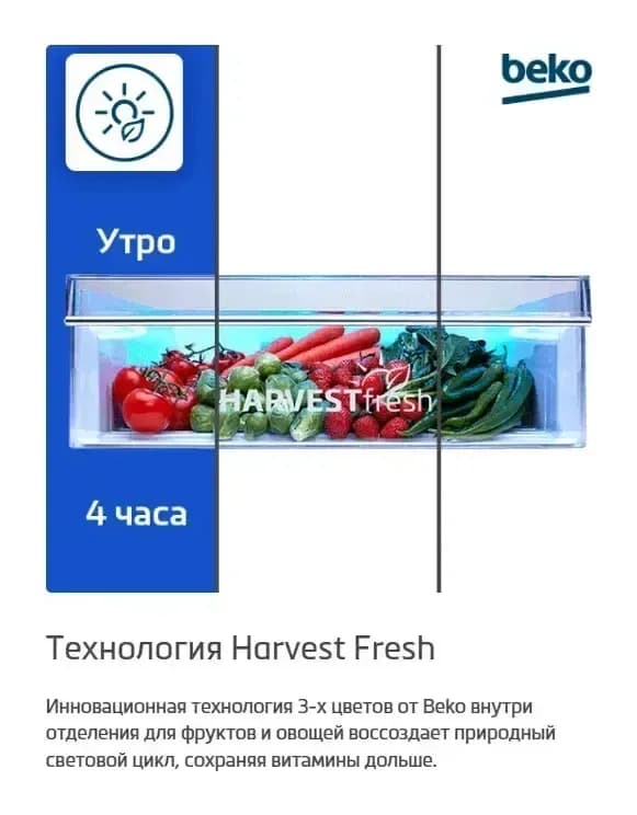 Холодильник с морозильником Beko B3RCNK362HW