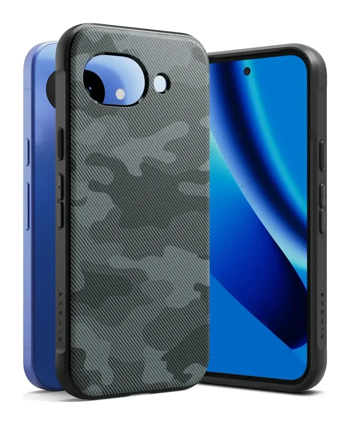 Чехол-накладка Ringke Onyx для Pixel 10a (Camo Black)