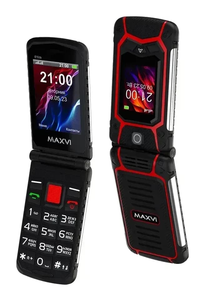 Мобильный телефон Maxvi E 10ds (красный)
