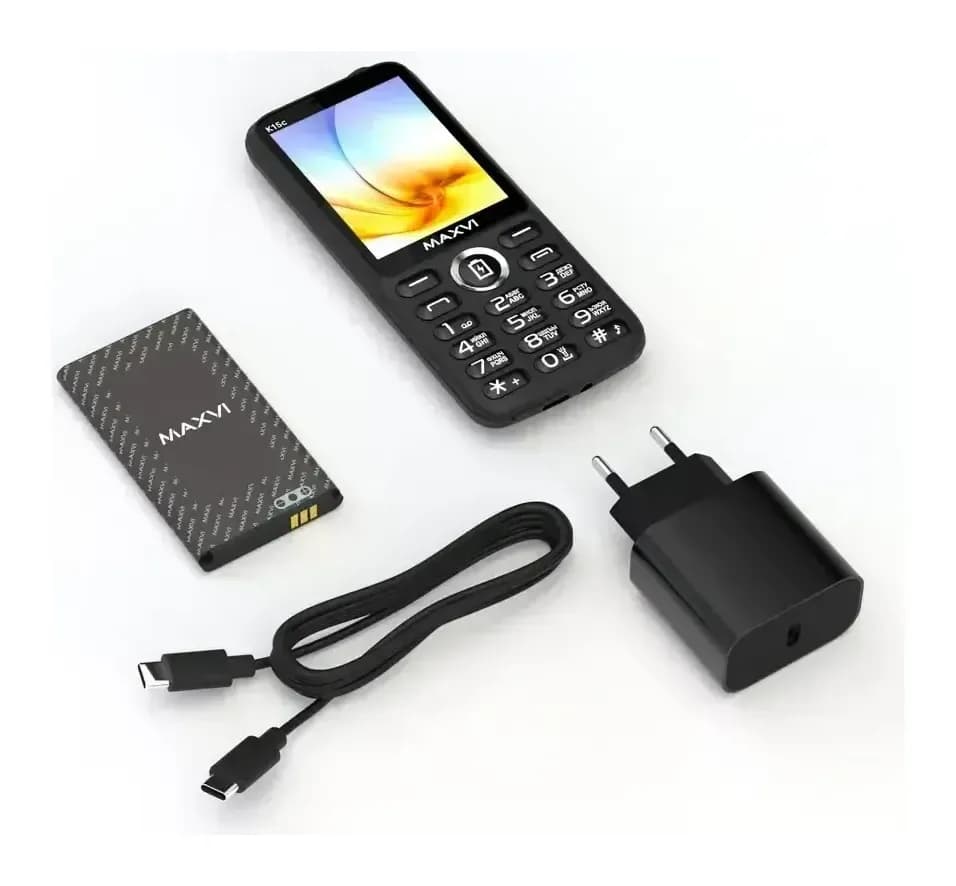 Мобильный телефон Maxvi K15c (черный)