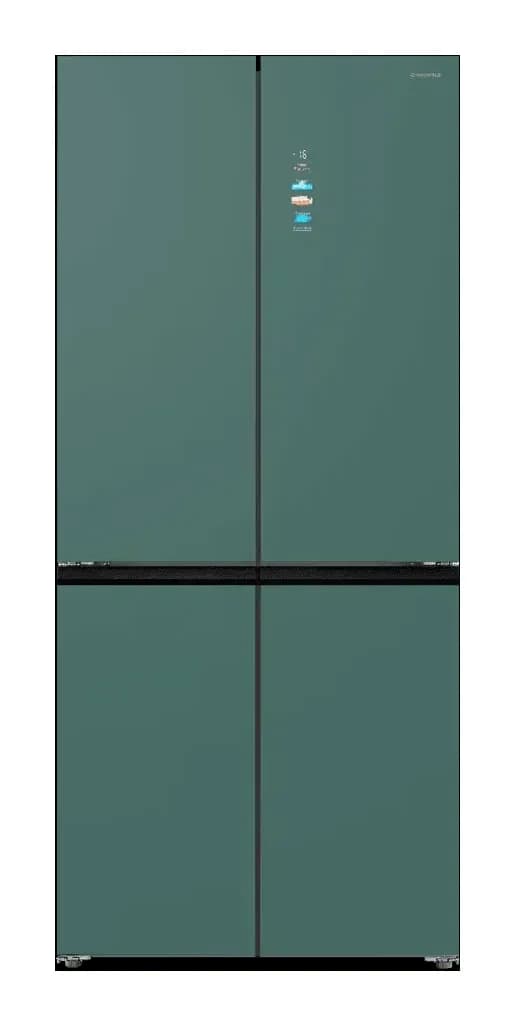 Холодильник с морозильником Maunfeld MFF190NFDGN Matt Inverter