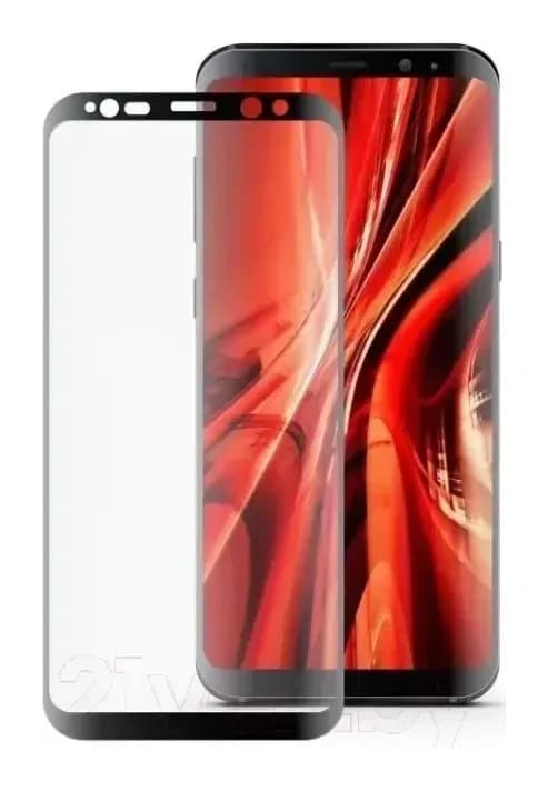 Защитное стекло для телефона Case 3D для Galaxy S8 Plus (черный)