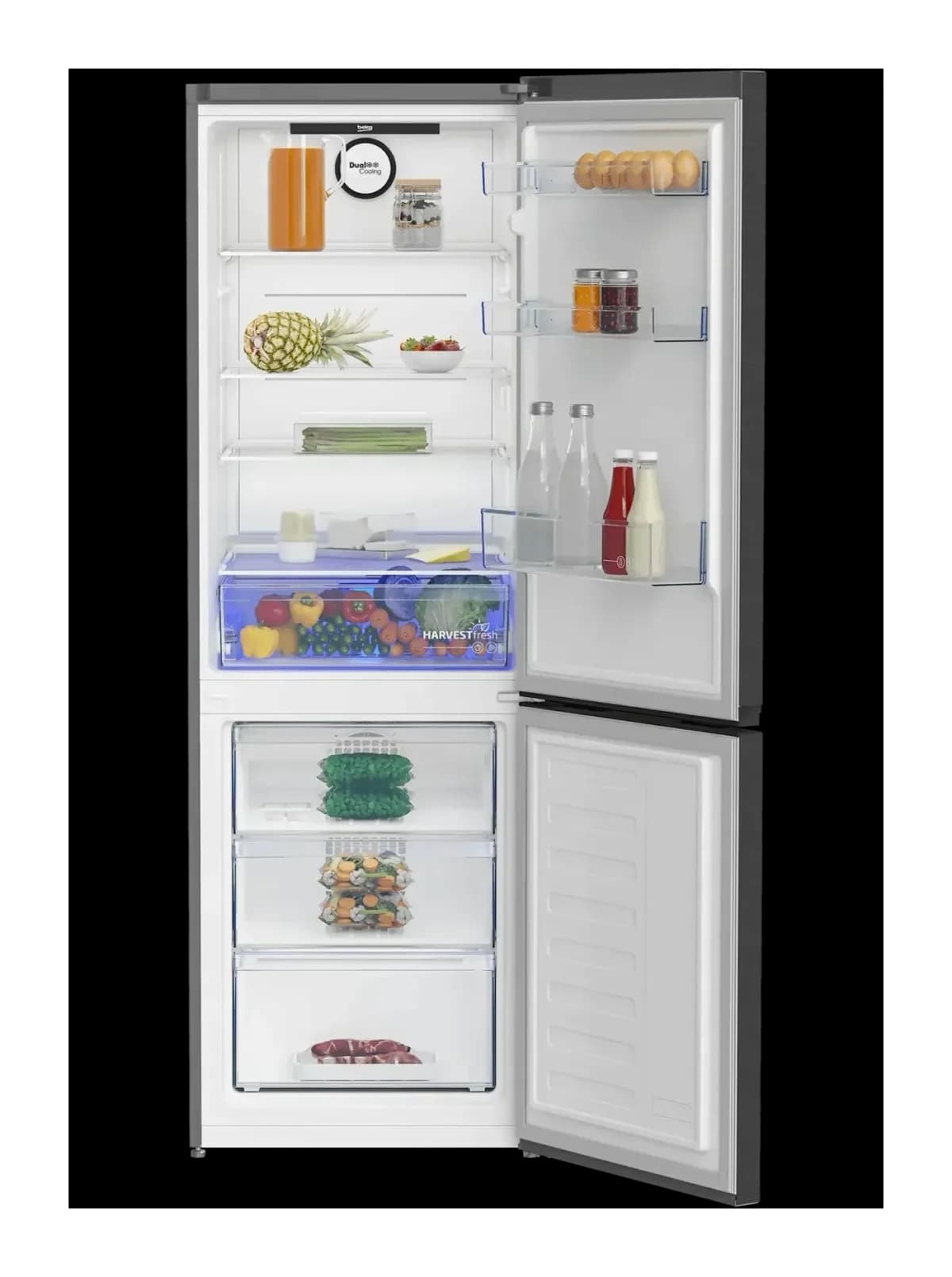 Холодильник с морозильником Beko B3RCNK365HXBR