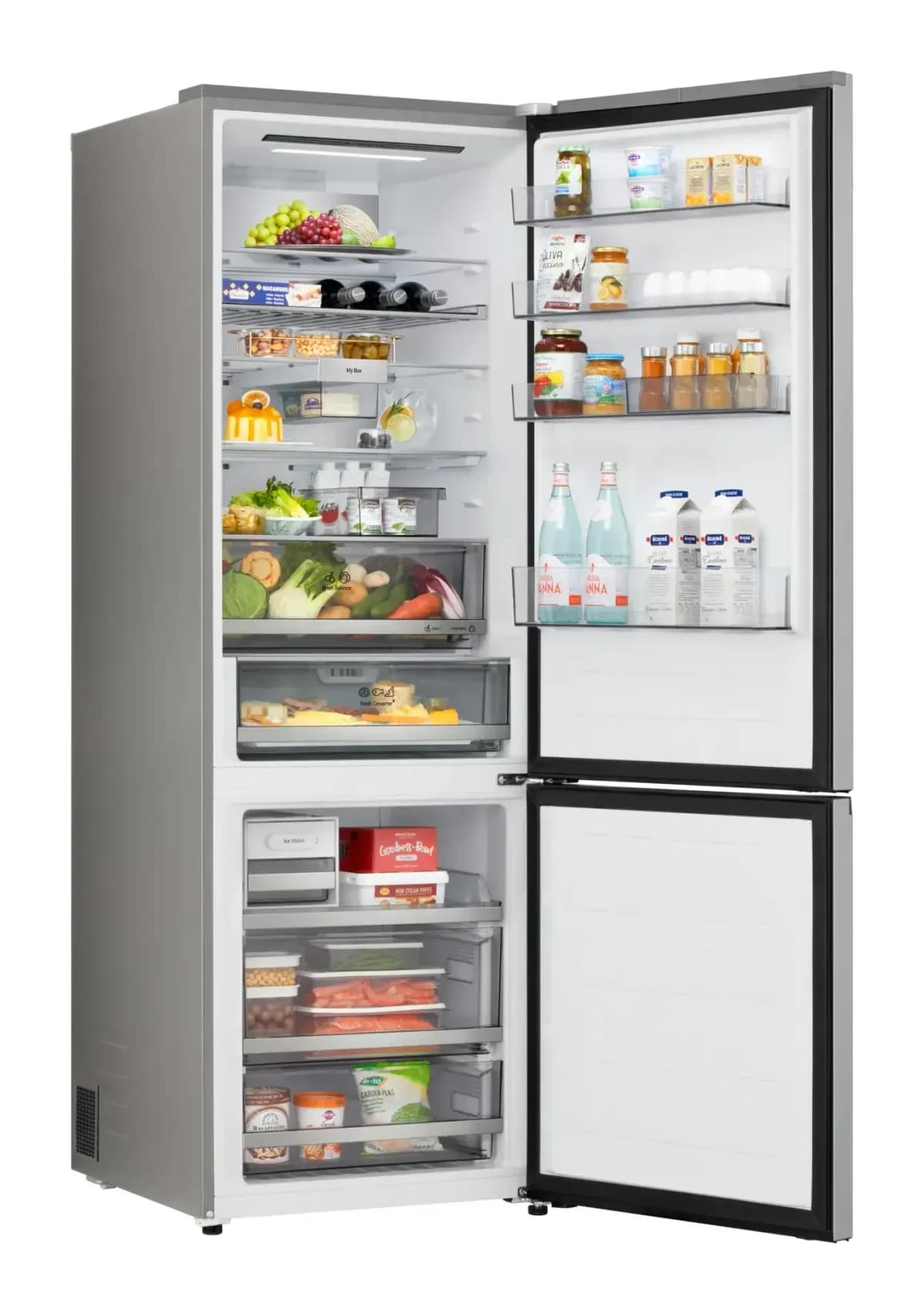 Холодильник с морозильником LG GC-B640FMKM