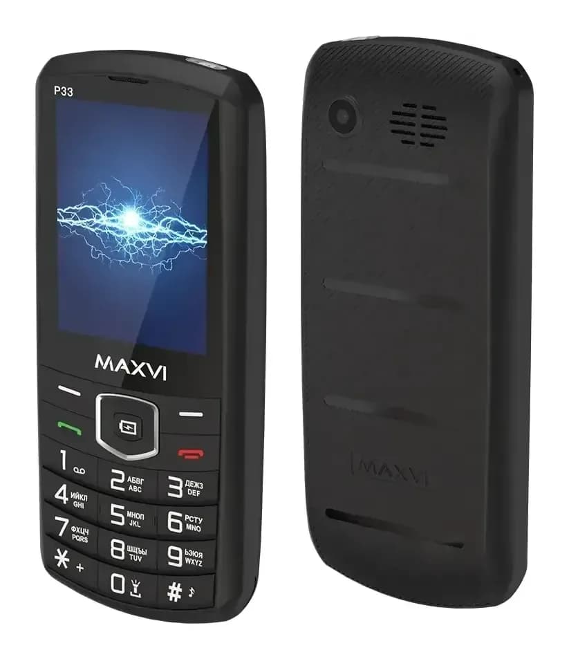 Мобильный телефон Maxvi P33 (черный)