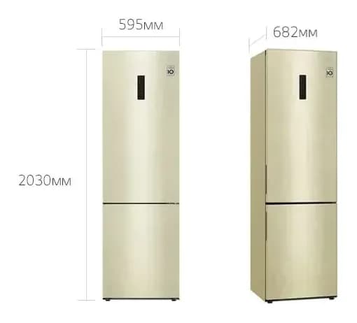 Холодильник с морозильником LG GA-B509CETL