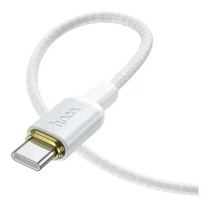 Зарядный кабель Hoco X128 Type-C to Lightning (1м, белый)