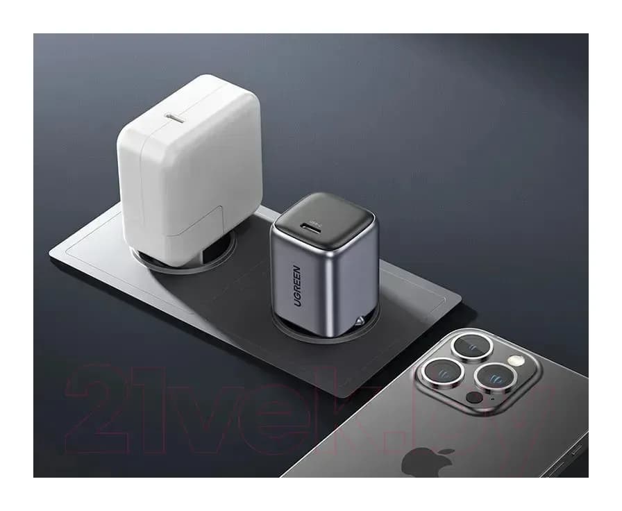 Адаптер питания сетевой Ugreen Nexode 20W USB-C CD318 / 90664 (серый)