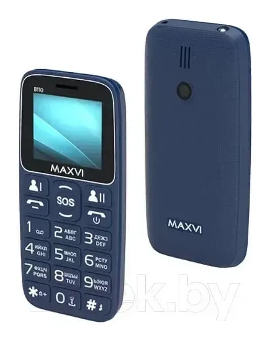 Мобильный телефон Maxvi B110 (синий)