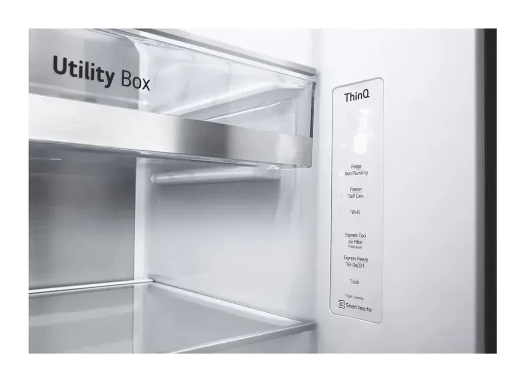 Холодильник с морозильником LG GC-X257CAEV