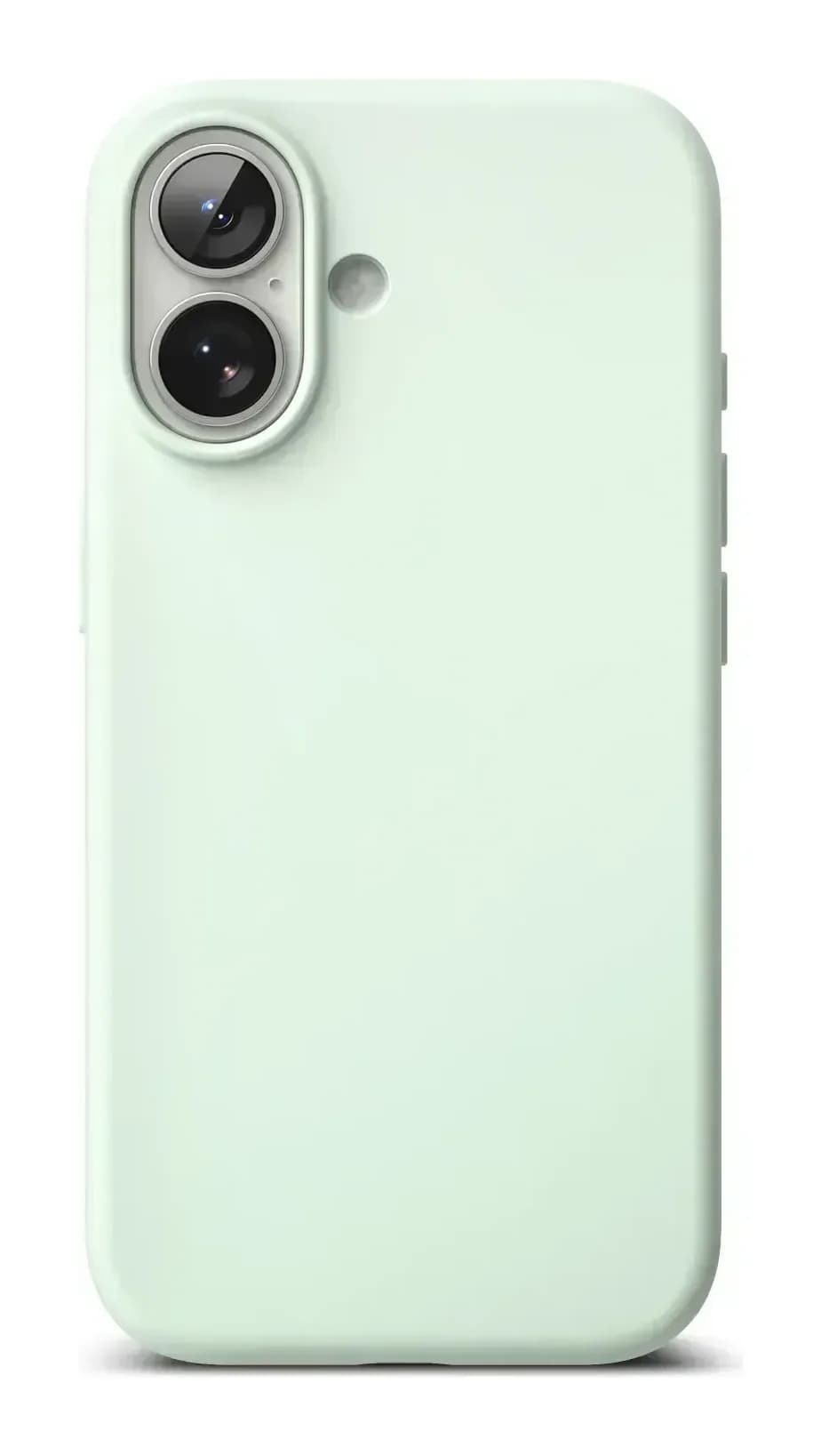 Чехол-накладка Ringke Silicone Magnetic для iPhone 17 (Soft Mint)