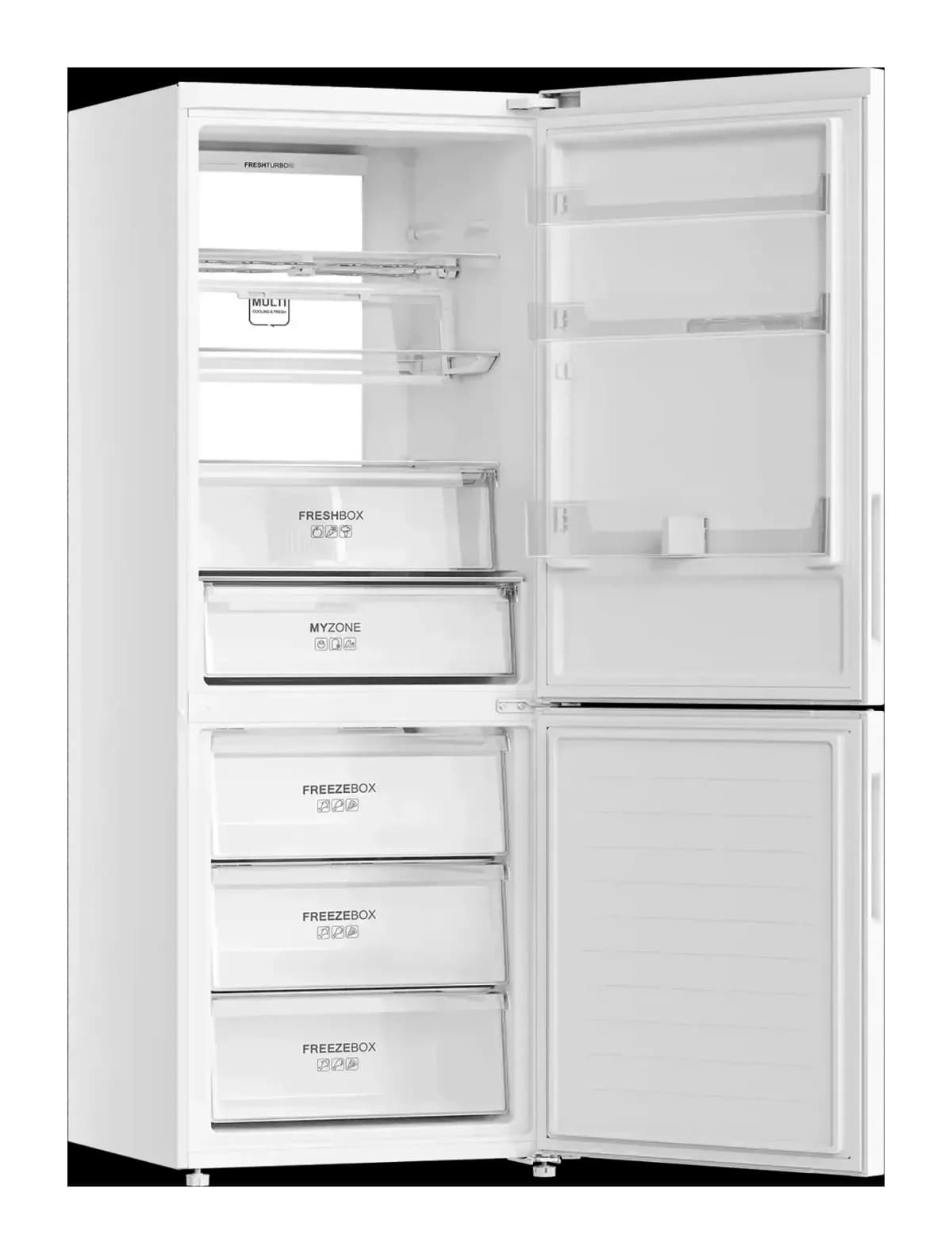 Холодильник с морозильником Haier C4F744CWGU1