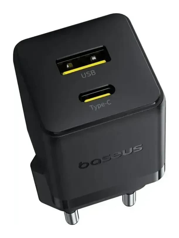 Зарядное устройство сетевое Baseus Palm C+U 30W EU / P1011160A113-01 (черный)