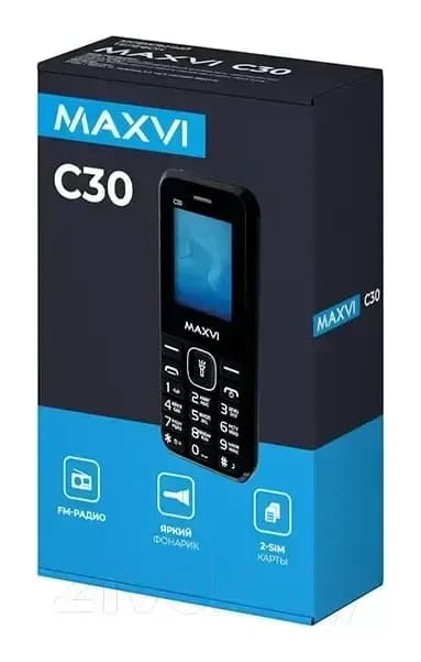Мобильный телефон Maxvi C30 (черный)