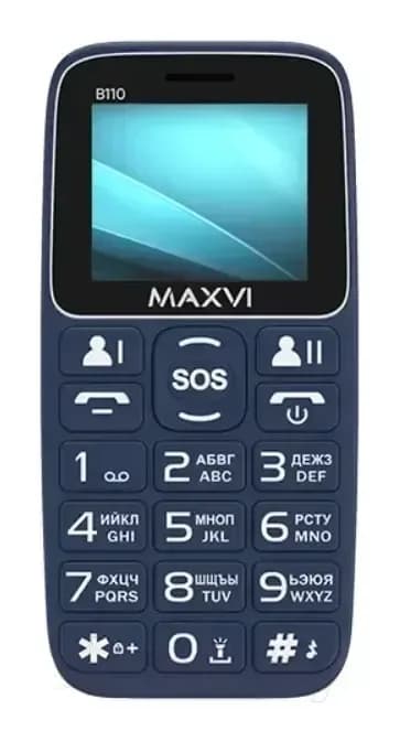 Мобильный телефон Maxvi B110 (синий)