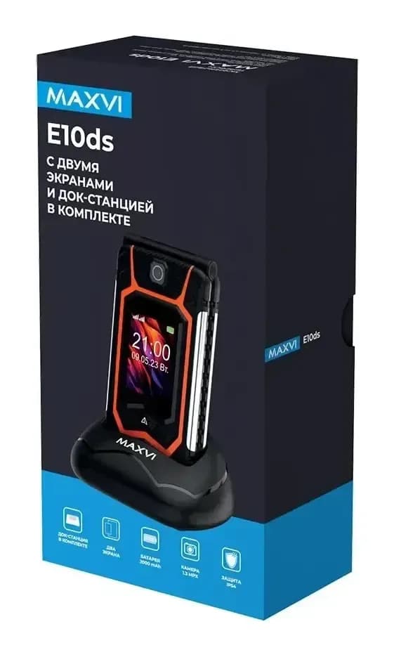 Мобильный телефон Maxvi E 10ds (красный)
