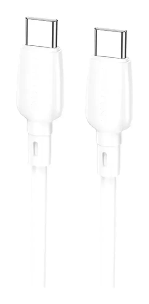 Зарядный кабель Borofone BX93 Type-C to Type-C 60W (белый)