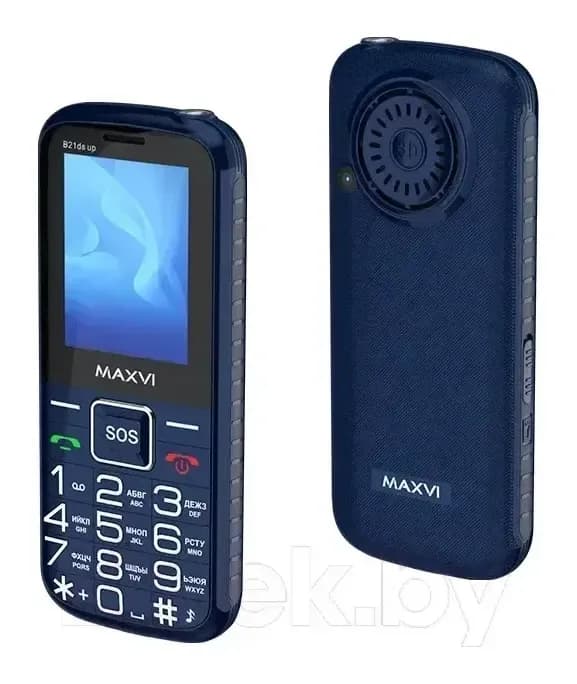 Мобильный телефон Maxvi B 21ds up (синий)
