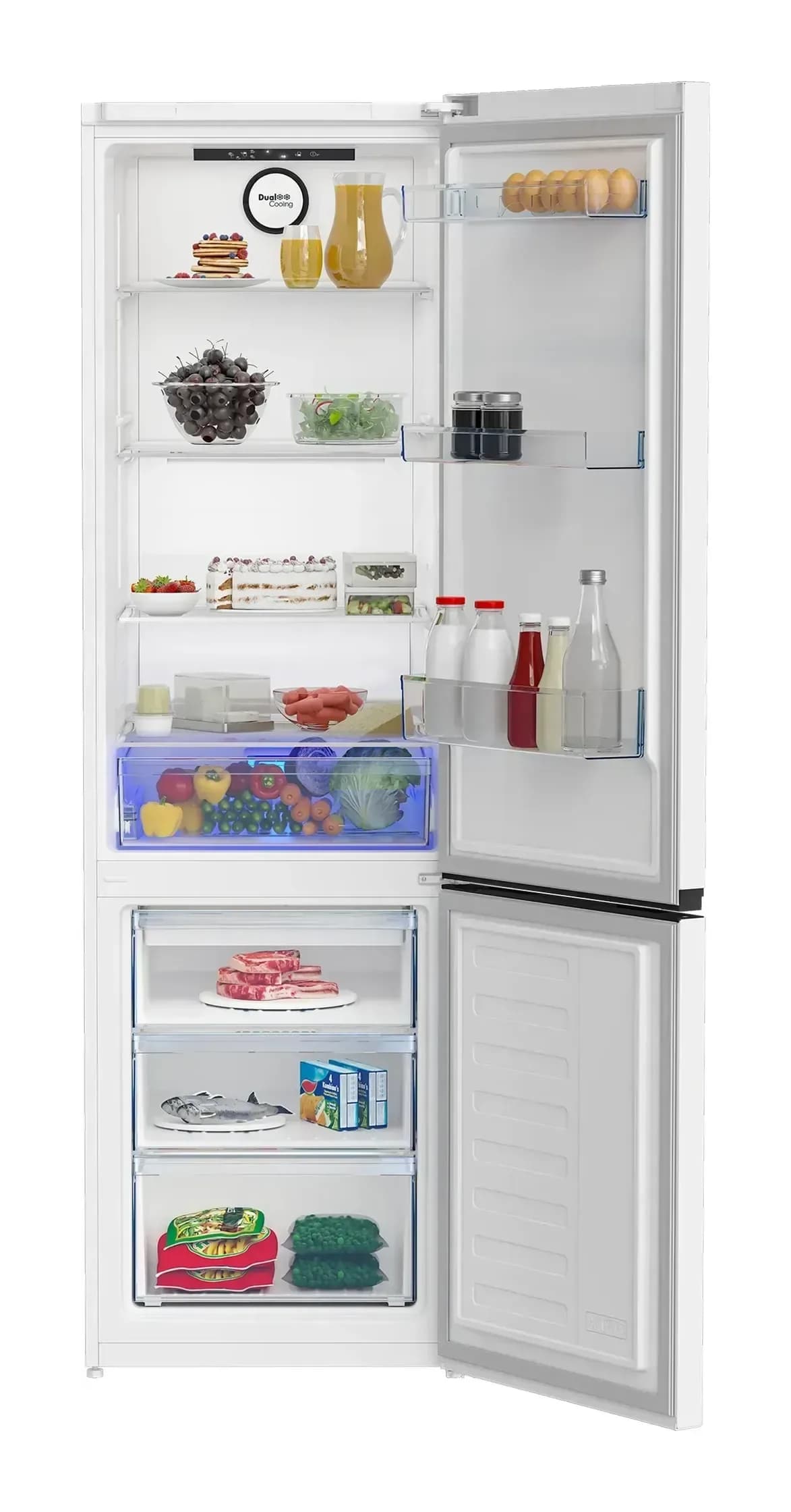 Холодильник с морозильником Beko B3RCNK403HW
