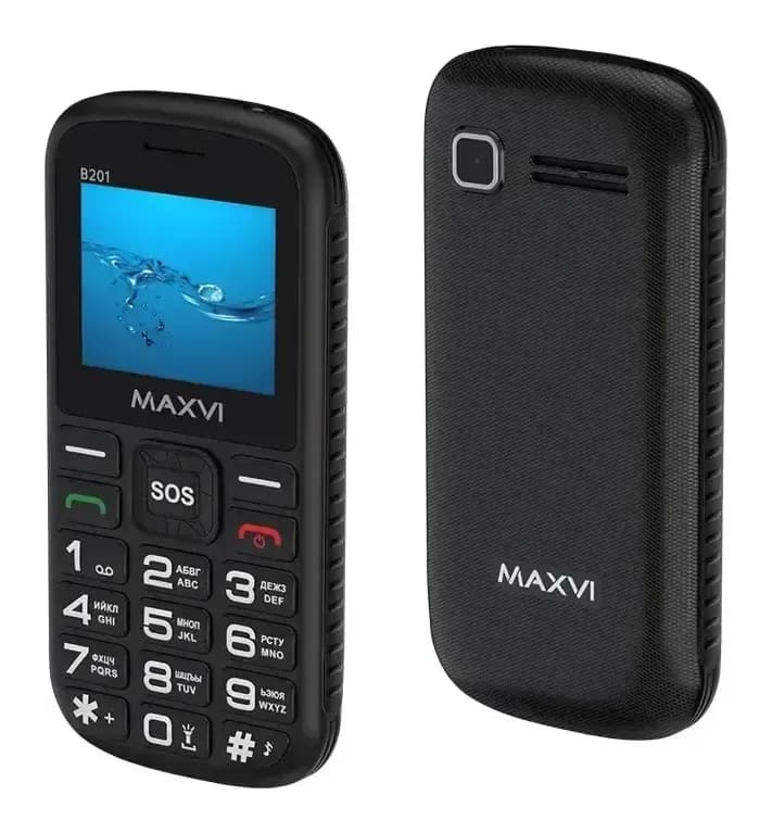 Мобильный телефон Maxvi B201 (черный)