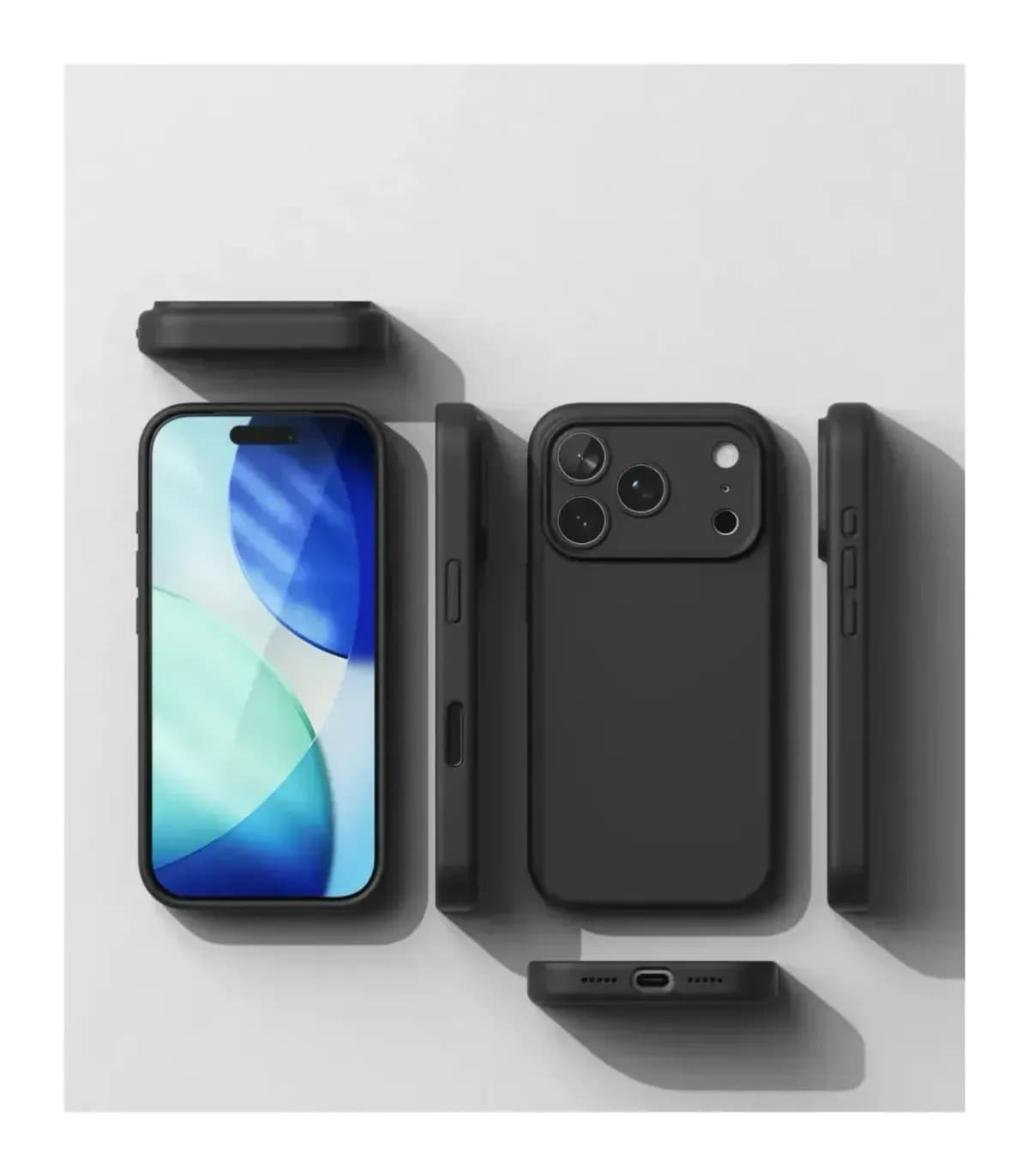 Чехол-накладка Ringke Silicone Magnetic для iPhone 17 Pro (Black)