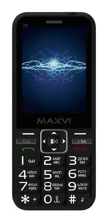 Мобильный телефон Maxvi P3 (черный)