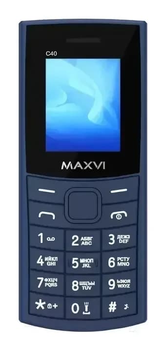 Мобильный телефон Maxvi С40 (синий)