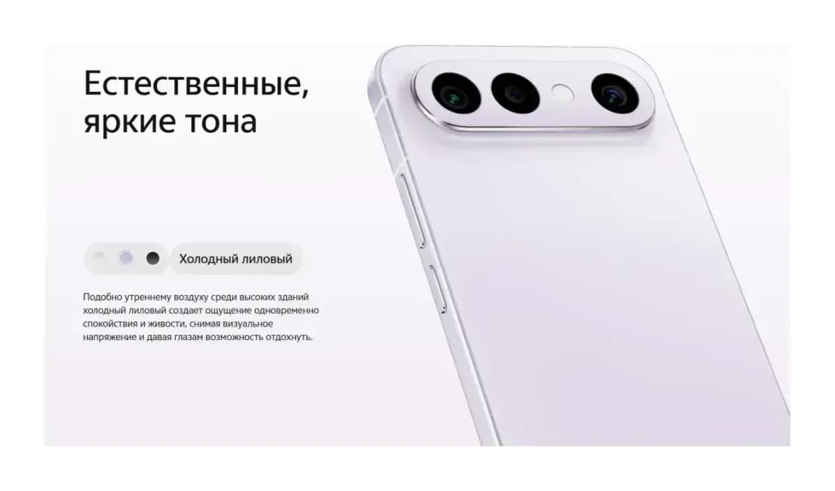 Смартфон Vivo X300FE 5G 12GB/512GB (холодный лиловый)
