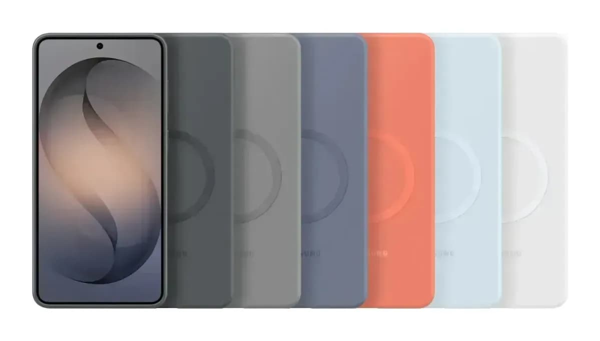 Чехол-накладка Samsung Silicone Magnet Case S26+ / EF-ES947CWEGRU (белый)
