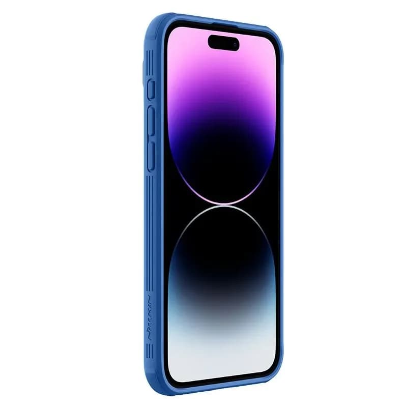 Чехол-накладка Nillkin CamShield Pro для Apple iPhone 15 (синий)