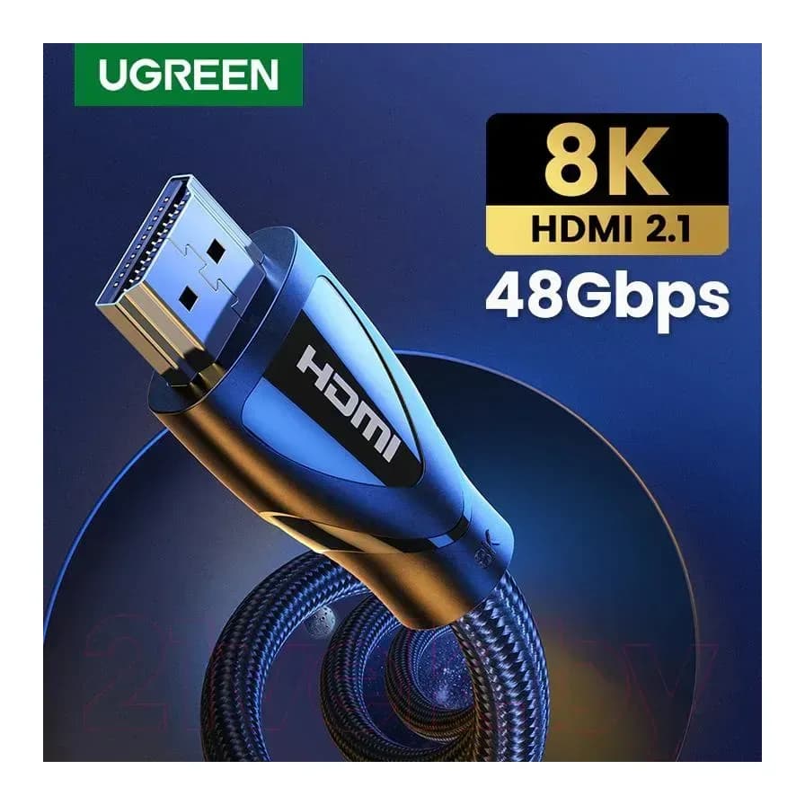 Кабель Ugreen HD140 / 80403 (2м, черный)