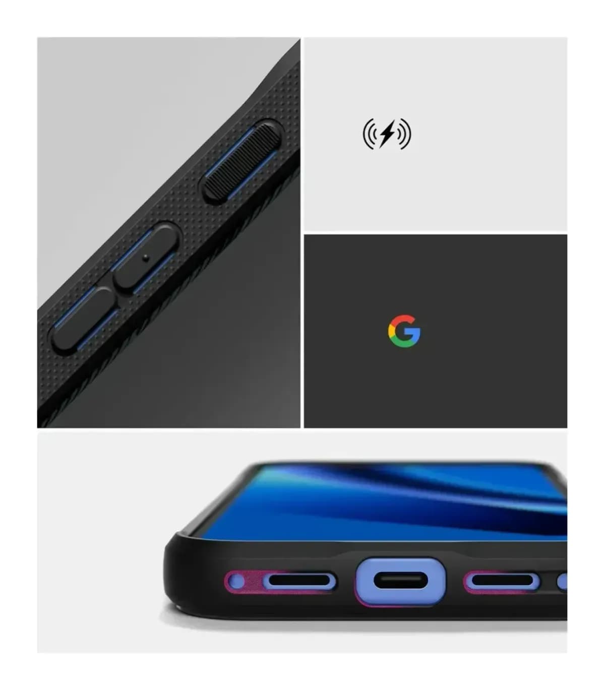 Чехол-накладка Ringke Onyx для Pixel 10a (Camo Black)