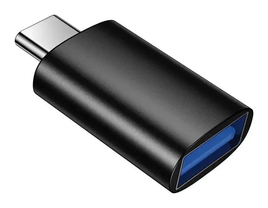Адаптер Borofone BV26C Type-C-USB 3.0 (черный)