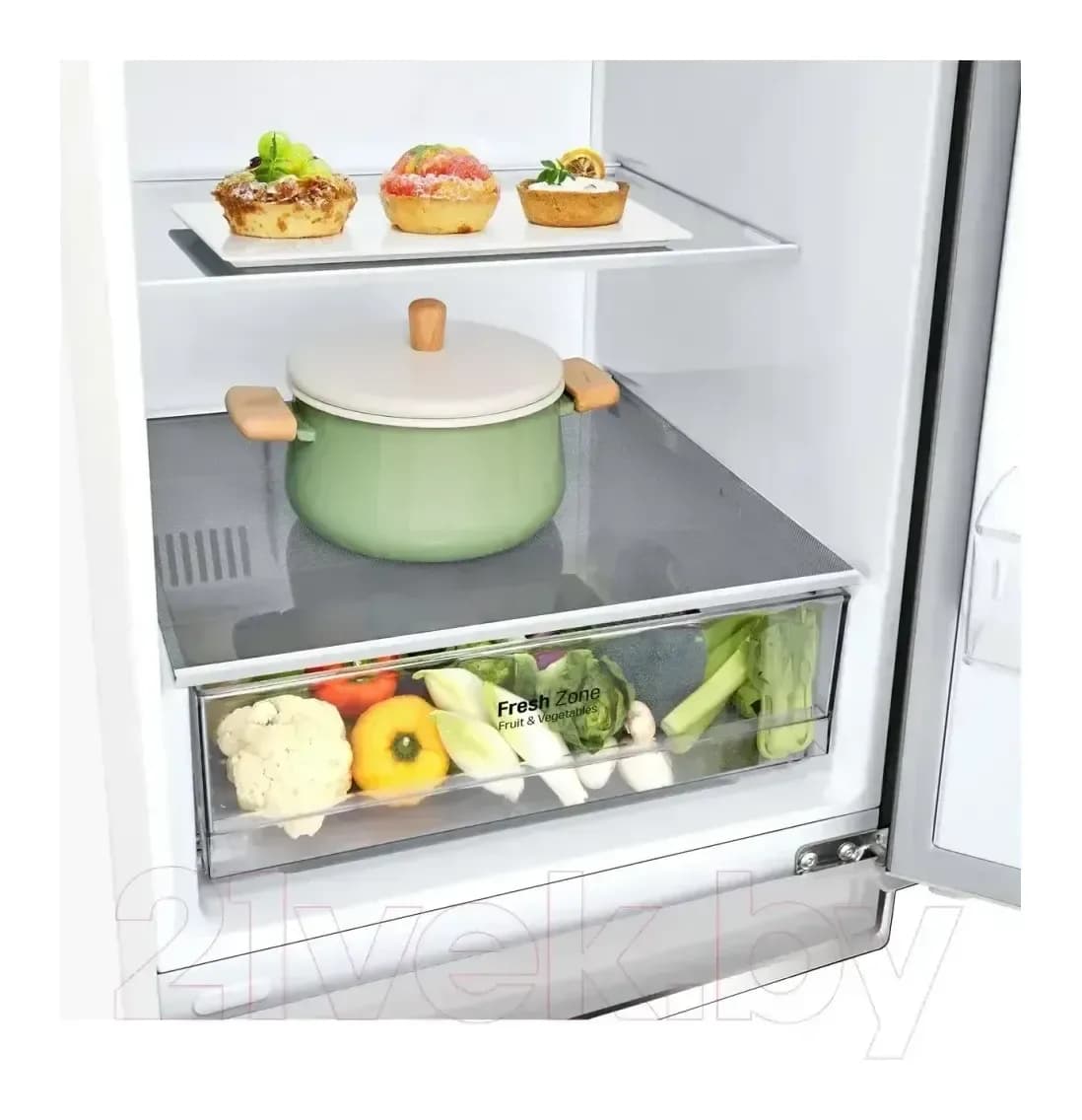 Холодильник с морозильником LG DoorCooling+ GA-B509SQKL