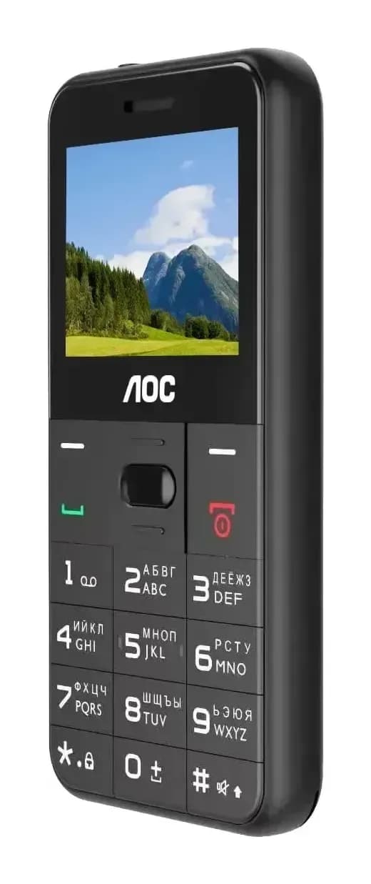 Мобильный телефон AOC A205 / CTA205BK/00 (черный)