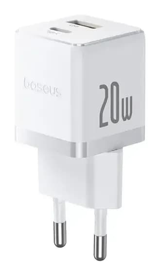 Зарядное устройство сетевое Baseus Palm C+U 20W EU / P10111608213-01 (белый)