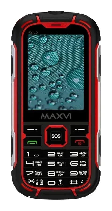 Мобильный телефон Maxvi R2 up (красный)