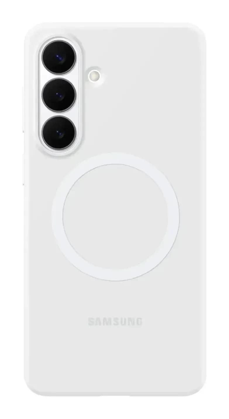 Чехол-накладка Samsung Silicone Magnet Case S26+ / EF-ES947CWEGRU (белый)