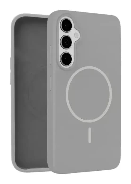 Чехол-накладка Bingo Silicone Magnetic для Samsung S25+ (серый)