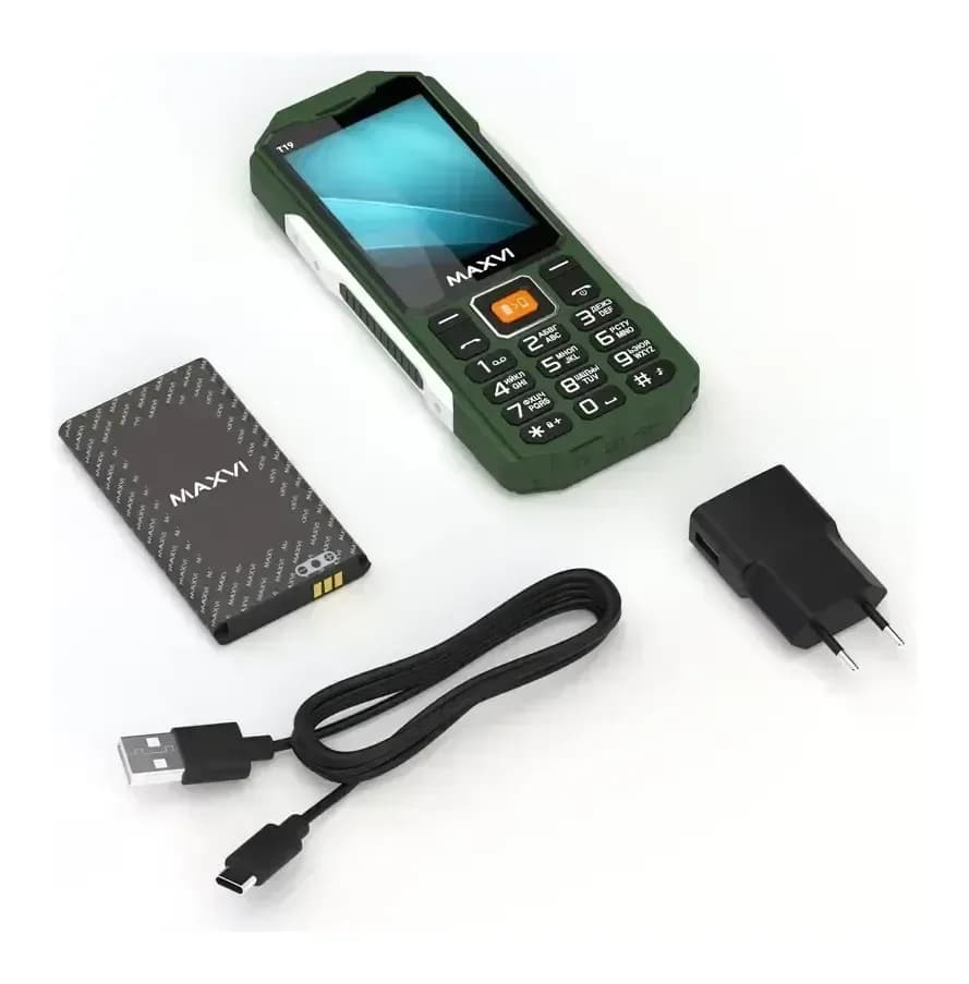 Мобильный телефон Maxvi T19 (зеленый)