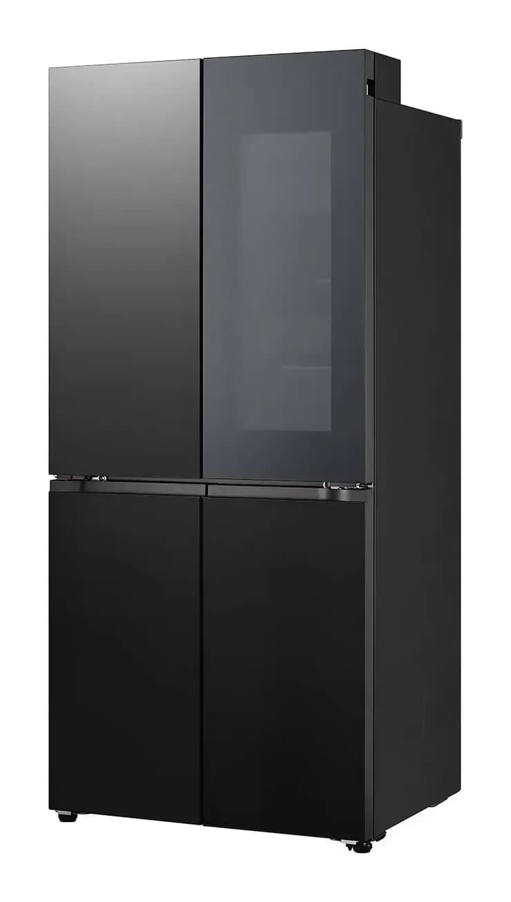 Холодильник с морозильником LG GC-V22FHBBM