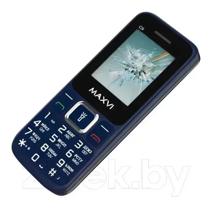 Мобильный телефон Maxvi C 3i (маренго)