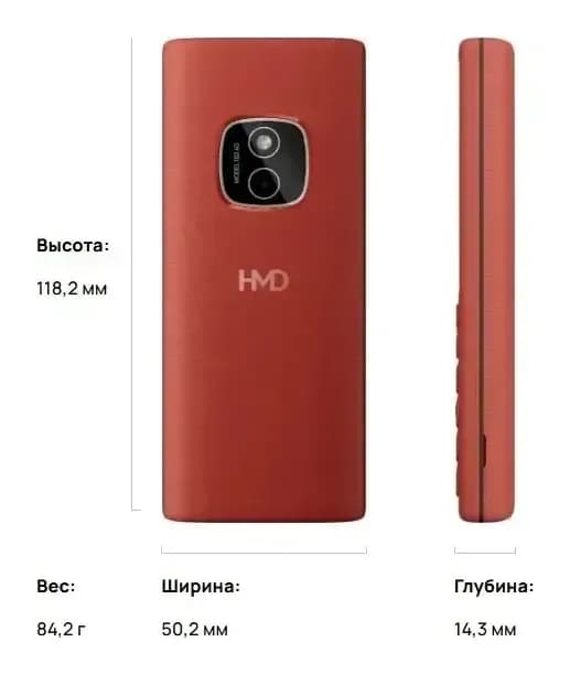 Мобильный телефон HMD TA-1738 102 4G DS / SP01Z07Z2377Y (темно-синий)